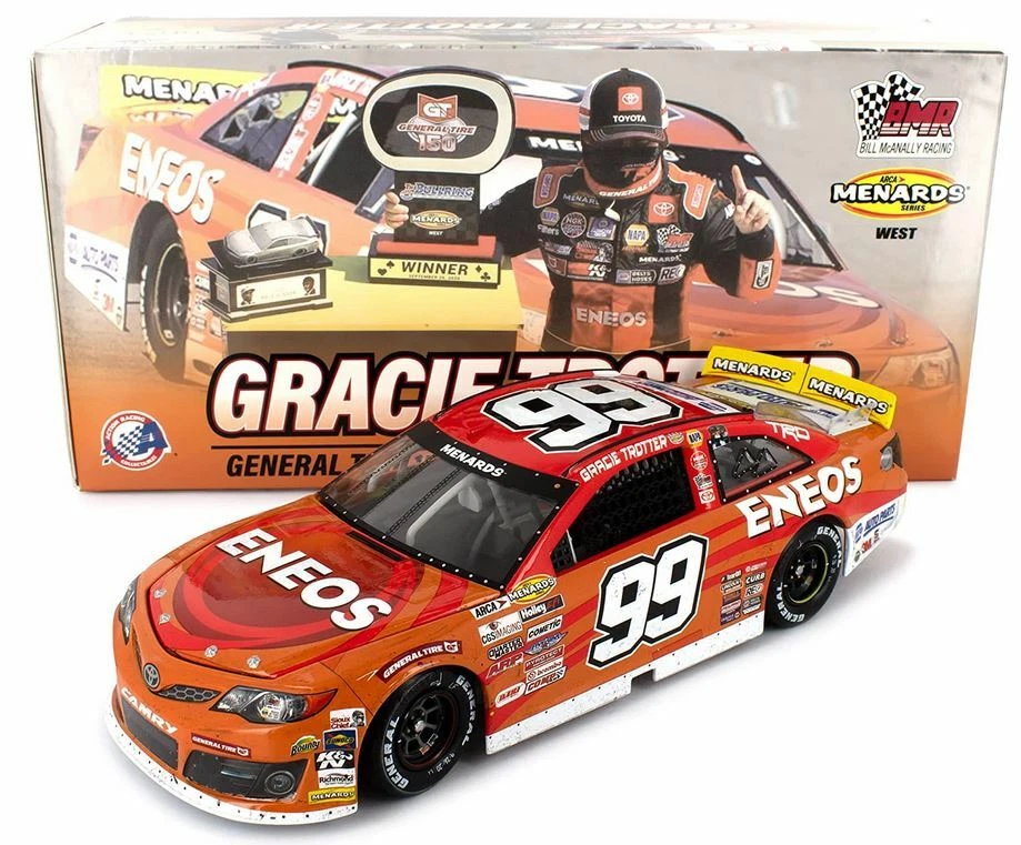 Gracie Trotter 2020 Lionel #99 Eneos ARCA Las Vegas Raced Win Toyota Camry 1/24 - Image 1 of 1