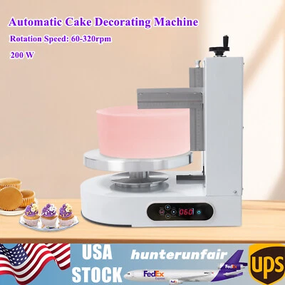 Cake Cream Spreading Coating Smearing Machine Automatic Cake Wiping Machine - Image 1 of 4