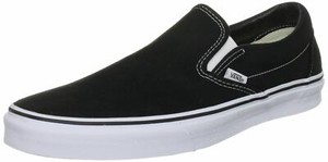all black vans without laces