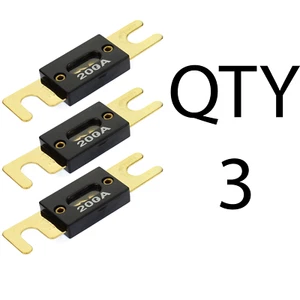 (3) QTY 3 200 Amp ANL Inline Fuse by Voodoo Car Audio For Fuse holder - Picture 1 of 4