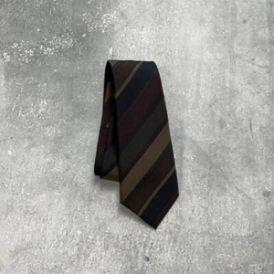 Vintage Christian Dior Monsieur Tie Brown/ Beige/ Green - Picture 1 of 24