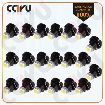 20pcs White T3 Neo Wedge 2835 SMD LED Bulb HVAC Climate Instrument Cluster Light - Image 1 of 4