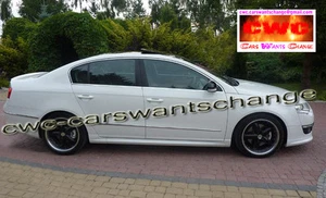 FALDAS LATERALES VW PASSAT B6 3C R36 / R-LINE LOOK!!! ¡NUEVO!!! ¡NUEVO!!! - Imagen 1 de 5