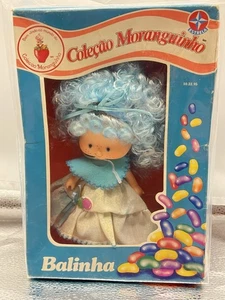 Torta corta fragola Estrela Brasile piccola gomma scatola originale rara anni 80 vintage - Foto 1 di 6