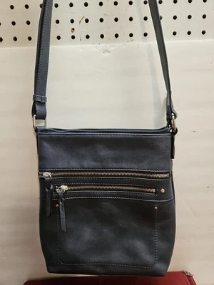 Bolso de hombro hobo mediano de cuero sintético Riverton INC INTERNATIONAL CONCEPT - AZUL MARINO Foto 1 de 4