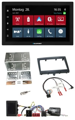 Blaupunkt Lenkrad Bluetooth DAB 2DIN USB Autoradio für Porsche Boxster 911 Cayma - Bild 1 von 4