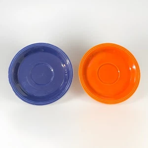 Platillos Uranium Fiesta Rojo y Azul - Vintage años 50’s - Juego de dos - Imagen 1 de 6