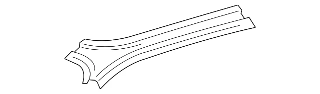 Riel lateral interior original Ford 3W1Z-5451180-AA Foto 1 de 2