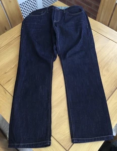 George Men’s Very Dark Blue Slim Fit Jeans 36” Waist Short Leg. d - Picture 1 of 12