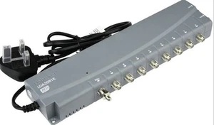 Labgear TV Signal Booster Aerial Amplifier, 8 Way Signal Distribution Amp - Picture 1 of 1