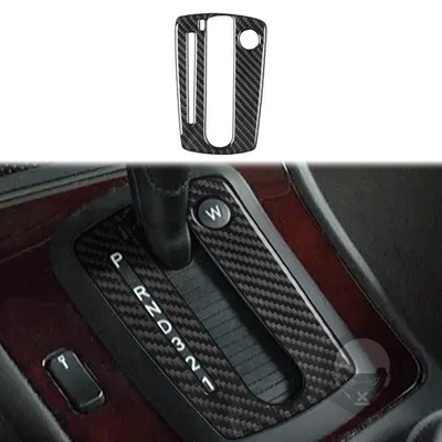Panel selector de engranajes interior de fibra de carbono real tipo B moldura para Saab 9-5 97-05 Foto 1 de 4