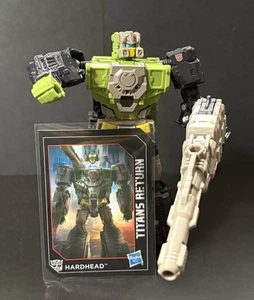Transformers 2016 Titans Return Hardhead / Furos Deluxe Class Figure & Card - Picture 1 of 6