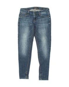 GUESS Womens Beverly Skinny Jeans W26 L27 Blue Cotton AZ04 - Picture 1 of 3