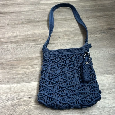 Bolso Bandolera The Sak Azul Marino Mediano con Correa Usado en Excelente Condición Foto 1 de 4
