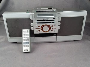 Sony ZS-D55 Audio System Boombox Cassette CD Player FM Radio Remote Tested Works - Picture 1 of 24