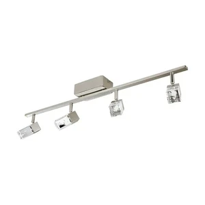 Eglo Cantil 33.19'' Matte Nickel LED Track Lighting Kit with Clear Acrylic Shade - Picture 1 of 3
