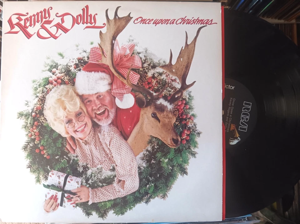 KENNY ROGERS & DOLLY PARTON Once Upon A Christmas 1984 RCA HOLIDAY VINYL LP - Image 1 of 1