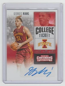 GEORGES NIANG Iowa State 2016 Contenders Draft COLLEGE TICKET Autograph SP AUTO - Picture 1 of 2