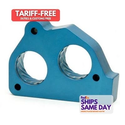 Espaciador Jet 62104, One Blue Aluminum compatible con 87-95 Gm P/U 4,3/5,0/5,7 Tbi rendimiento Foto 1 de 4