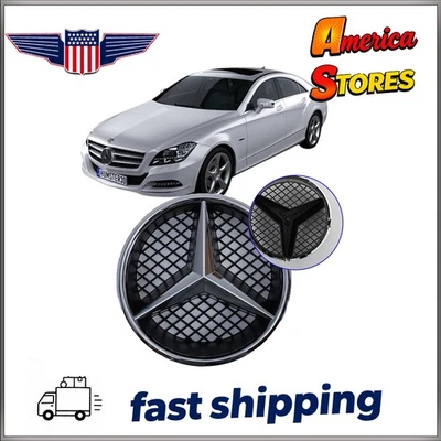 Fit 2011-15 Mercedes Benz Front Grille Star Emblem Badge Logo E350 CLS550 W212. — 第 1/4 张图片