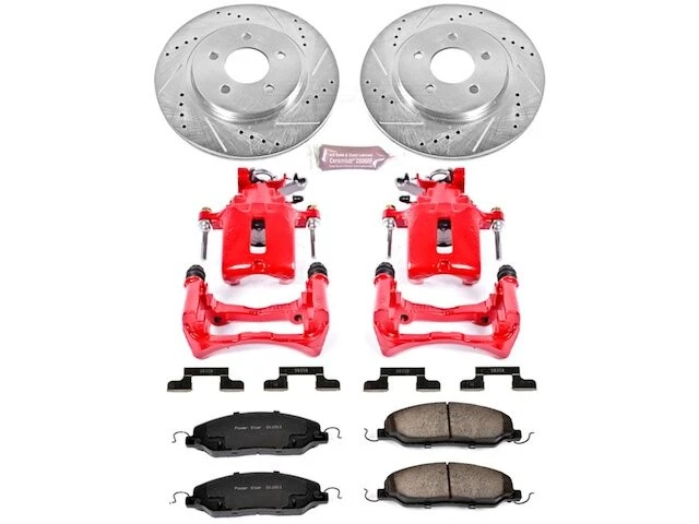 后刹车片和转子套件适用于 05-11 福特野马 GT Shelby GT500 底座 RB86R4 — 第 1/1 张图片