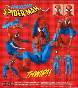 NEW medicom Mafex no.185 Spider-Man Classic Comic ver. US SELLER Authentic Offer - Picture 1 of 1
