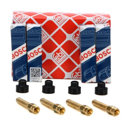 4x BOSCH 0437502047 Einspritzventil + Halter für MERCEDES 190 W201 W124 W126 - Bild 1 von 3