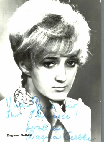Dagmar Gelbke Original Signature Outer Defa- Postcard No. 15000 C Cover