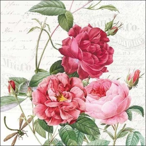 Ambiente Servietten Lunchservietten 33 x 33 cm Rosen / Amber - Bild 1 von 3
