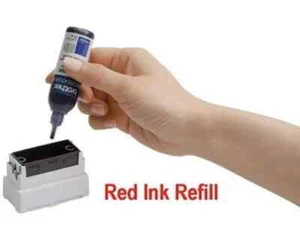 NEW RED Brother Stamp Creator Pro Stamp Ink Refills 20 CC No Box SHIPS N 24HR - Picture 1 of 11