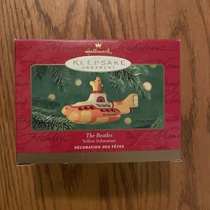 THE BEATLES HALLMARK YELLOW SUBMARINE ANDENKEN ORAMENT, 2000, BRANDNEU IN BOX! - Bild 1 von 9