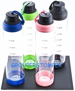 Sports Water Bottle SH&H 100% BPA Free Tritan Holds 24.7 oz Twist Top Lid YH101A - Picture 1 of 13