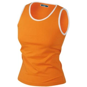 J.&Nicholson Marken DAMEN BEACH TOP Shirt NEU Elastic in ORANGE in S - Picture 1 of 1