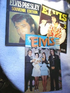 3 x ELVIS PRESLEY MAGAZINES SOUVENIR EDITION+ELVIS + ELVIS THE LEGEND 3. - Picture 1 of 3