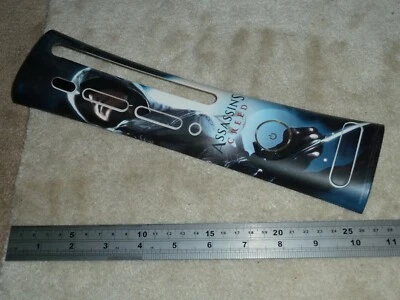 MICROSOFT XBOX 360 ORIGINAL CONSOLE FACEPLATE FASCIA COVER Assassin Creed Desgin - Image 1 of 2