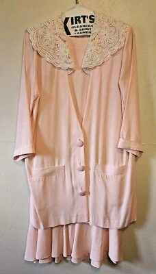 Vestido Nina Piccalino Vintage Rosa con Chaqueta Mujer Talla 14 Pettie Tank Dress  Foto 1 de 4
