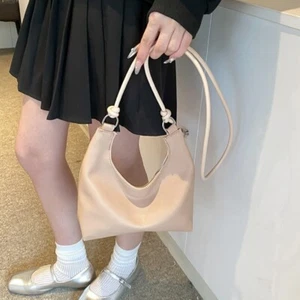 Soft Leather Vintage Underarm Bag Large Capacity Single Shoulder Bag Daily - Picture 1 of 17