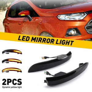 For Ford Focus MK2 MK3 Mondeo MK4 LED Dynamic Turn Signal Light Mirror Indicator - Picture 1 of 10