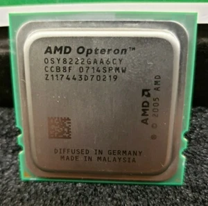 AMD OSY8222GAA6CY Opteron 8222 SE Dual Core 3.00GHz 2MB L2 Cache Skt F Processor - Picture 1 of 5
