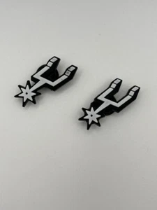 NBA San Antonio Spurs Basketball Team For Crocs Shoe Charms - 2 Pieces - Picture 1 of 1
