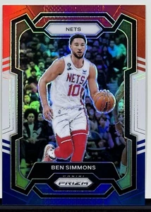 2023-24 Panini Prizm Basktball #26 Ben Simmons Red White and Blue Prizm - Picture 1 of 2