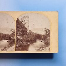 Dovedale Stereoview 3D C1855 Real Photo Derbyshire ikerill Tor By Woodward