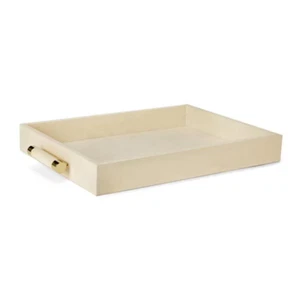 Shagreen Serving Tray, Cream by Aerin RRP £432 (BNIB) - Picture 1 of 1