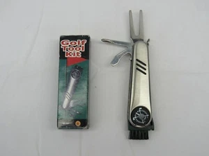 Stainless Steel Multi Golf Divot/Cleat Cleaner/Brush Tool New In Box Club Course - Picture 1 of 2