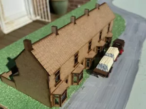 OO Gauge Terrace Houses Laser Cut MDF Kit ALSO in LOW RELIEF  Seller other Items - Picture 1 of 10