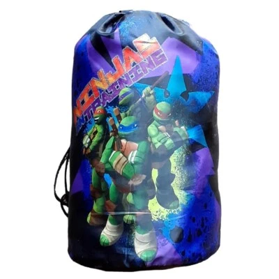 Saco de dormir para niños Teenage Mutant Ninja Turtles correas de transporte para acampar Foto 1 de 4