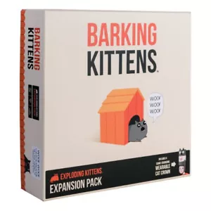 Exploding Kittens Barking Kittens Expansion Pack Party Card Game Play Kids 7y+ - Picture 1 of 4
