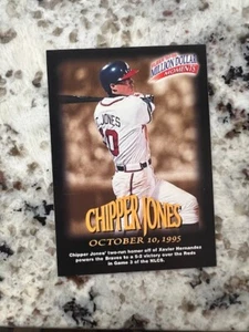 1998 FLEER ULTRA MLB MILLION DOLLAR MOMENTS KARTE ATLANTA BRAVES CHIPPER JONES 10 - Bild 1 von 1