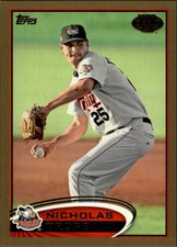 2012 Topps Pro Debut Gold #170 Nicholas Tropeano /50