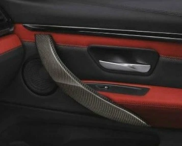 BMW OEM F80 M3 F82 F83 M4 M Performance fibra de carbono 2 piezas moldura puerta nuevo Foto 1 de 4